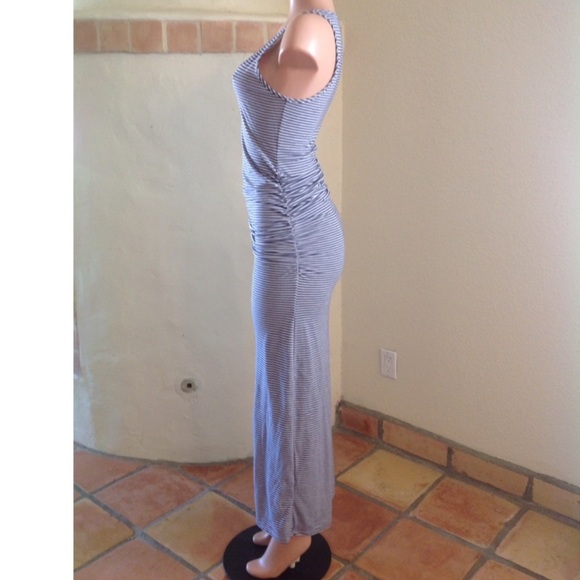 Victoria’s Secret Striped Form-Fitting Ruched Sleeveless Maxi Tank Summe… - Picture 7 of 14